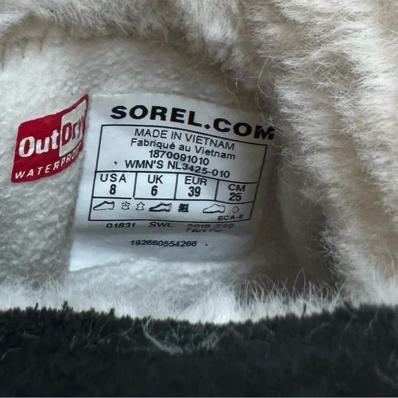 Sorel Waterproof Winter Boots Size 8 - Picture 6 of 7